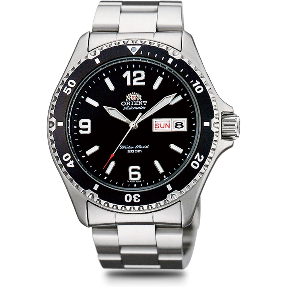 [ORIENT] ORIENT Mako Automatic Watch Mechanical Automatic Diver s Watch with Domestic Manufacturer s Warranty SAA02001B3 Men s Black