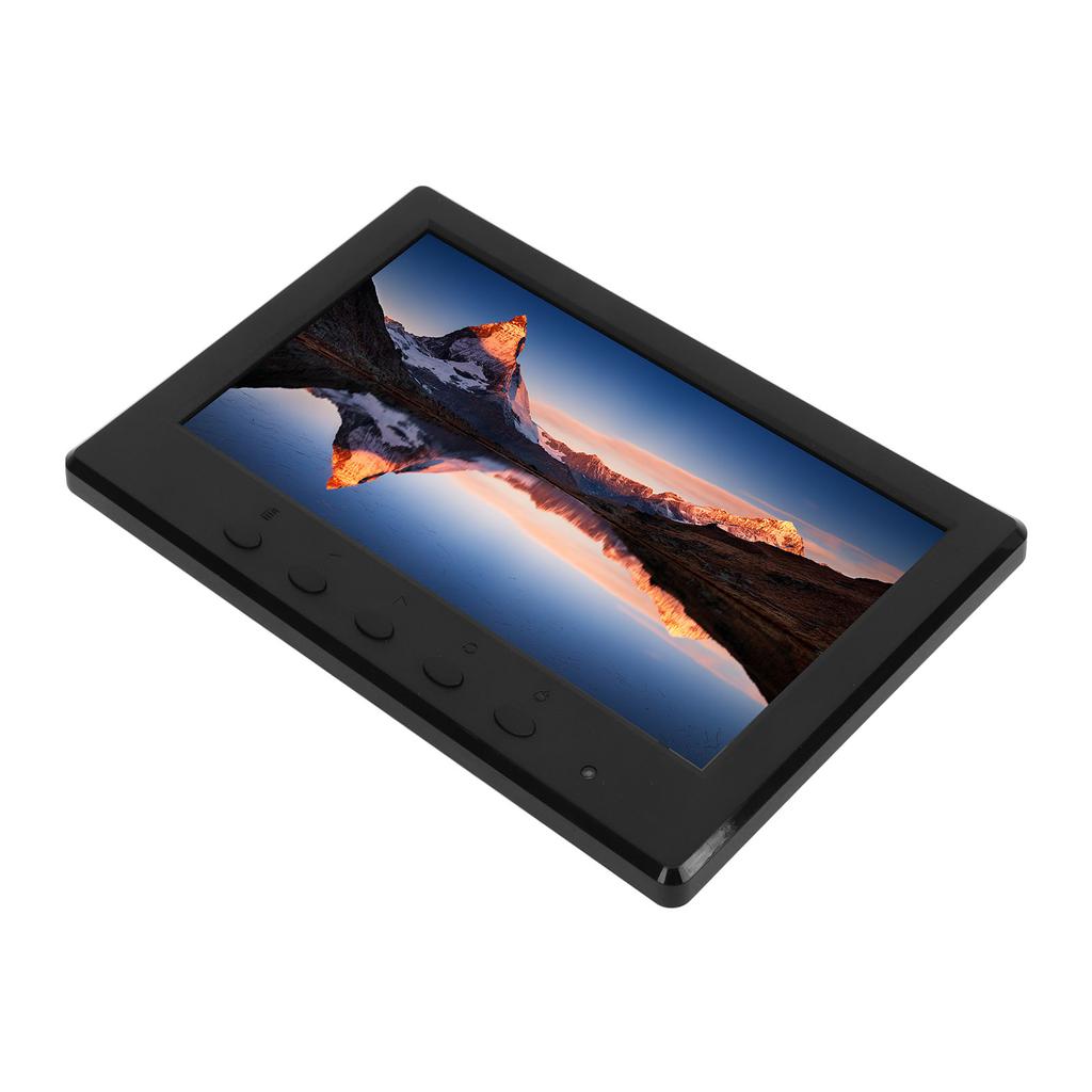 7 Inch TFT LED Monitor with VGA HD Multimedia AV BNC USB DC Input Portable HD Color Display with
