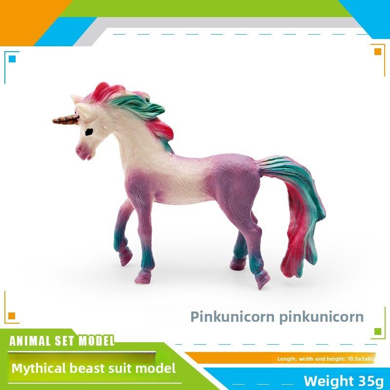 Unicorn Figurine Collectible Pvc Model For Kids Fantasy Animal Decor Play Toy