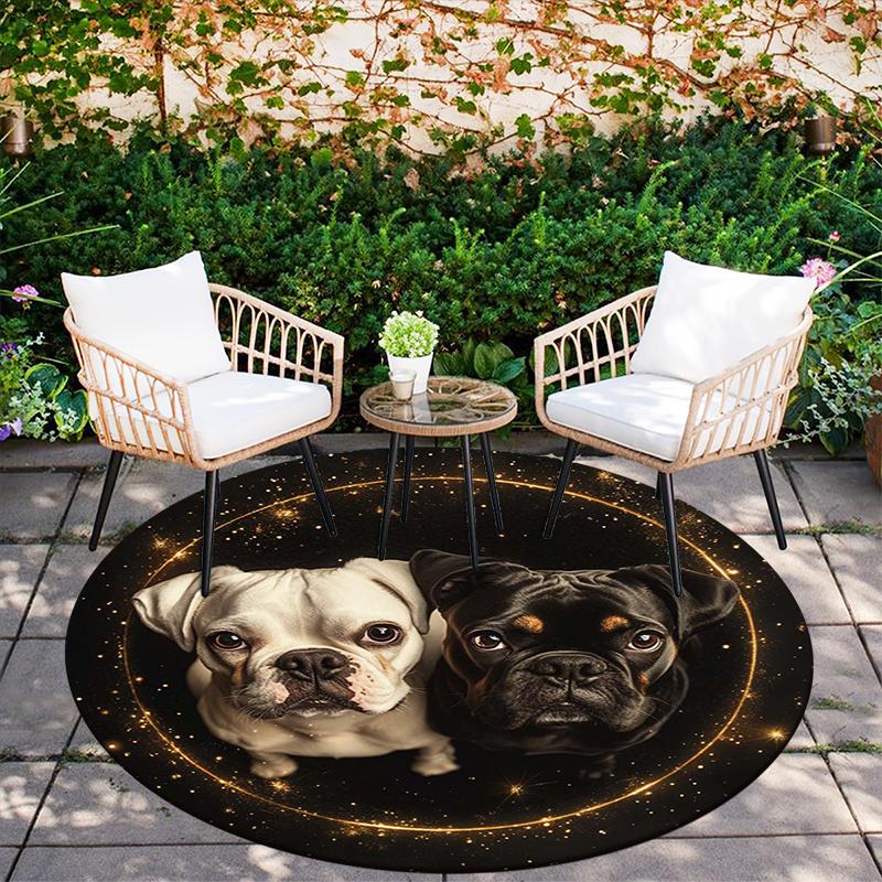 Cartoon Print Round Area Rug,Carpet Rug for Living Room Bedroom Sofa Playroom Decor,Non-slip Floor Mat