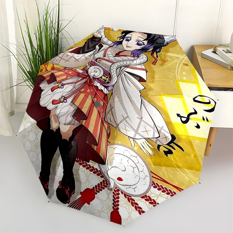 

1pc Snigumi Outdoor Umbrella: Automatic Opening/Closing, Portable 3-Fold Design with 8-Rib Iron Frame - Perfect Gift for Fans, Travelers, Daily Use, F