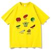 Nanalan Man Graphiicc T Shirts Summer Short Sleeve Tops Tee- Shirt 100% Cotton Men/women Tshirts Prevalent Street Casual