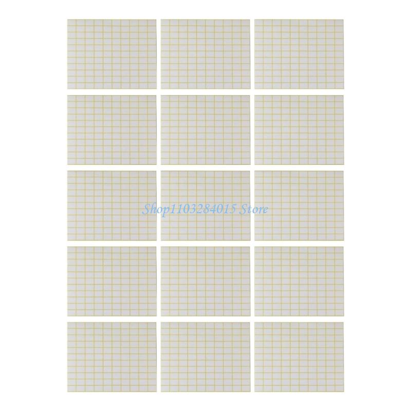 R6FF 15 Sheets Multifunctional Labels Sticker Blank Labels Adhesive Sticker Jams Label for Storage Classroom Home