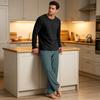 Men's Long Sleeve Pajama Set Loungewear for Sleep and Relaxation