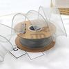 1 Roll Organza Ribbon Wavy Beautiful 2 Yard Multi-functional Transparent Chiffon Mesh Ribbon Holiday Supplies