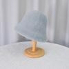 Polyester Winter Fleece Bucket Hat With Windproof And Warmth For Women