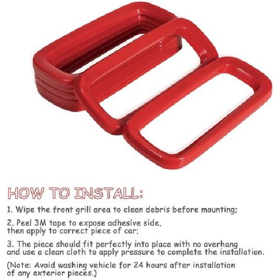 Front Grill Grille Erts Mesh Grill Guard Cover Trim for Jeep Renegade 2015+