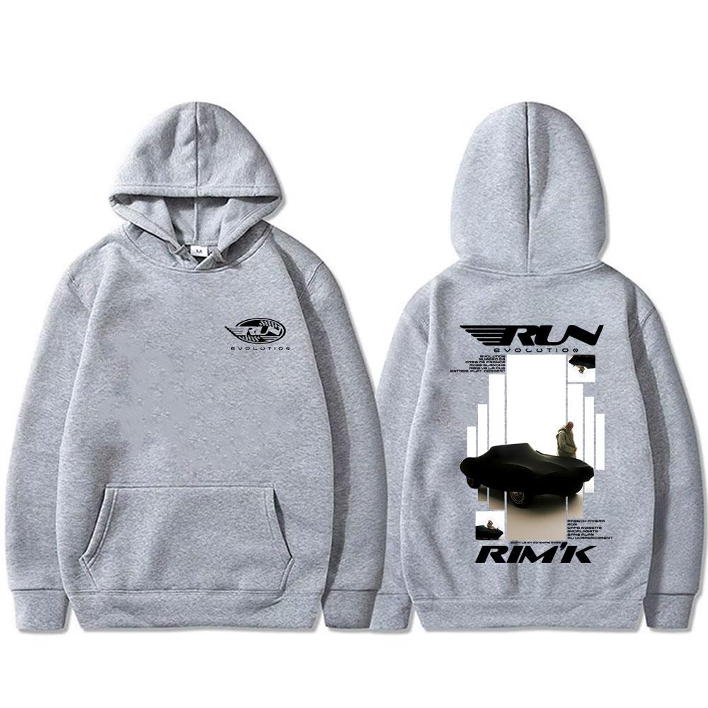 Rapper Rim'K Run Album Graphic Print Hoodie Men Women Hip Hop Fashion Pop Music Sweatshirt Vintage Streetwear
