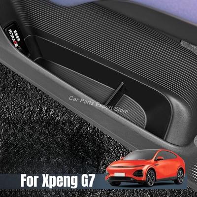 For Xpeng G7 TPE Door Side Slot Storage Box Front Rear Door Panel Organizer Anti-dirty EV Interior Stowing Tidying Accessories