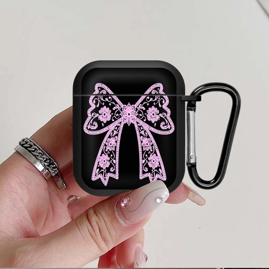 Black Fashion Lace Earphone Cases Cover Case For Airpods 1 Pro Pro2 4 3 2 Pro3