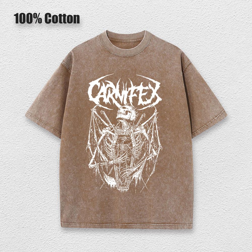 Summer Goth Acid TShirt Men Aesthetic Loose Unisex Tshirt Punk Dark Grunge Streetwear Gothic Top Harajuku Cotton Men's Clothing