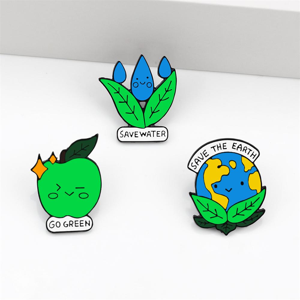 2-4pcs Creative Brooch Sets Punk Skeleton Animal Ghost Enamel Pins Cartoon Cats Earth Medical Money Badge Jewelry Gifts for Kids