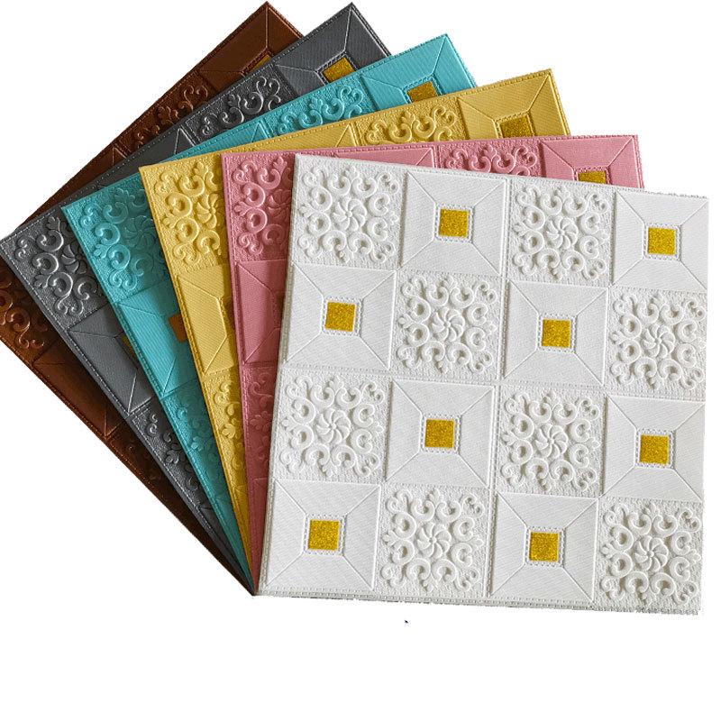 3D Waterproof Self-Adhesive Bedroom Wallpaper for Home Decoration