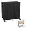 All-Weather Cover Outdoor Cart Cover 210D Oxford Fabric Air Vent Design Dust Protection Wind Resistant Camping Events