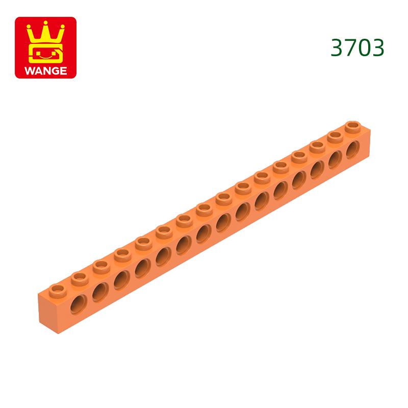 Non-Toxic 18Pcs/Lot 3703 1X16 Holes Thick Bulk Building Blocks Moc Accessories Compatible With Brick Toys Children Gift Box