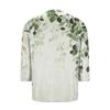 Blusa Estampada de Manga Corta de Moda para Mujer Tallas Grandes para un Look Elegante de Oficina y Casual