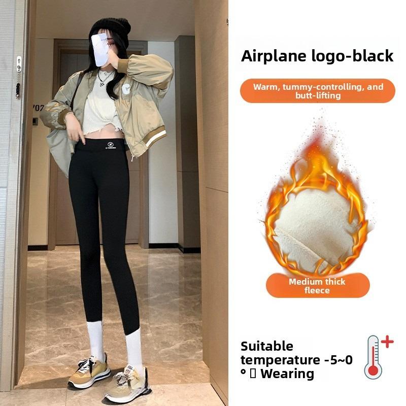 Extra Thick Cloud Fleece Shark Pants Leggings for Women Wearing Outside, Winter Plus Fleece Thick Pants Stretch Slimming Yoga Pants