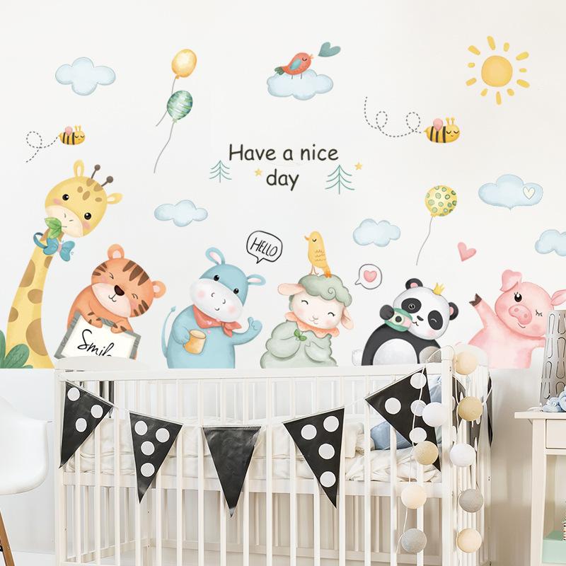 Removable Wall Stickers Come With Glue Cartoon Animals Lovely Background Children S Room Bedroom Classroom Decoration At Affordable Free Real Reviews Photos Joom - Removable Wall Decals For Baby Nursery Removable Wall Stickers Come With Glue Cartoon Animals Lovely Background Children S Room Bedroom Classroom Decoration At Affordable Free Real Reviews Photos Joom - Removable Wall Decals For Baby Nursery