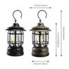 Rechargeable Camping Lantern Stepless Dimming COB Portable Waterproof for Hiking Fishing Emergency Home Power Outages Indoor Out