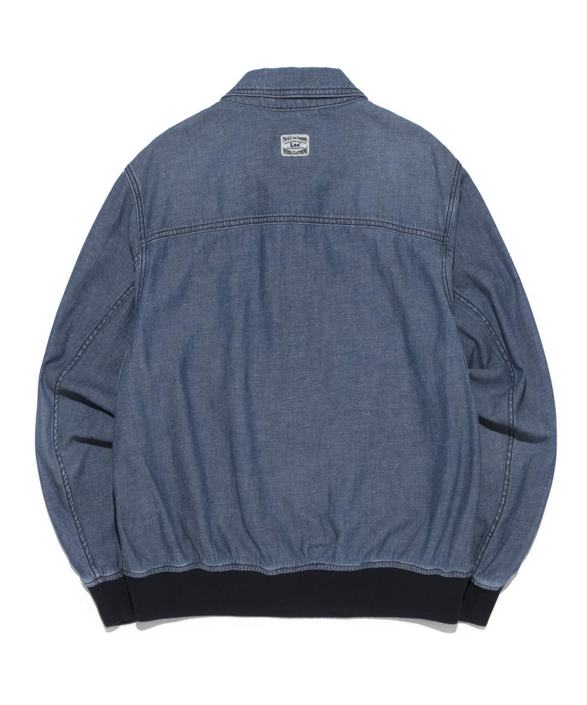 Lee Linen Denim Blouson Jumper Indigo Light