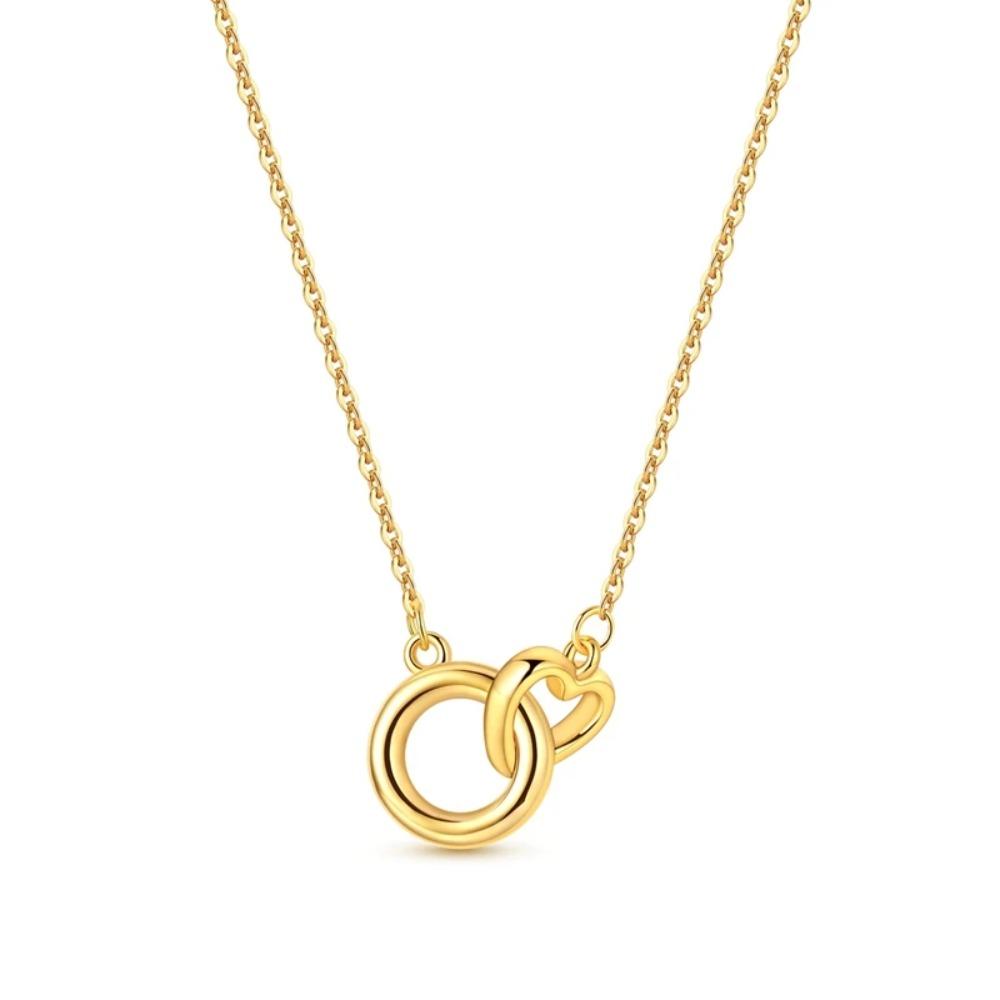 925 Silver Lucky Unicorn Necklace with Butterfly Firefly Bear Paw Print Zircon Chain Link Heart Jewelry for Women