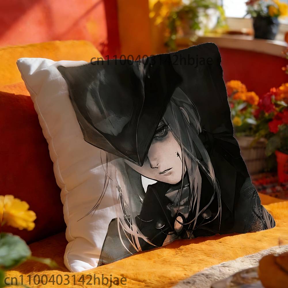 Lady Maria B-BloodborneS Pillowcases Bedroom Living Room Sofa Home Decor Polyester Cushion Cover with Zipper