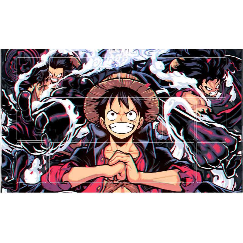 Anime One Piece OPCG DIY GAME Card PlayMat Comic Book Series Luffy Nami Ace Sabo Hobby Collection Toys