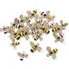 2Pcs Droping Öl Einstellung Diamant Kleine Biene Legierung Metall Zubehör Für Schmuck Komponenten Herstellung DIY Halskette Armband Ohrring
