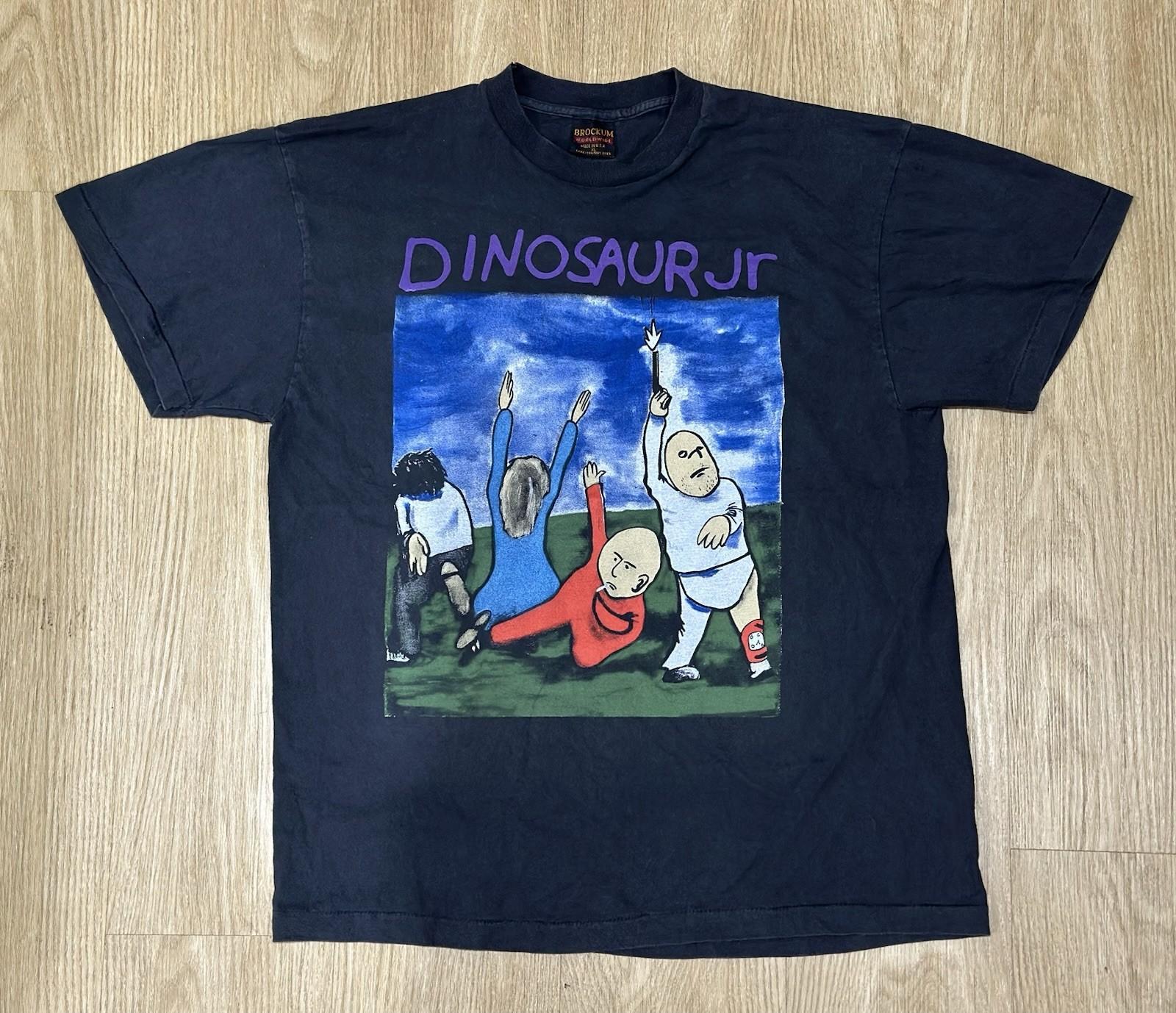 DINOSAUR JR vintage 1994 WITHOUT A SOUND t shirt KIDS WITH GUNS Unisex T-Shirt XL