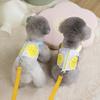 Dog Cat Clothes Summer Light and Breathable Cute Blue Stripes Simple Pet Traction Sunscreen Cool Clothes