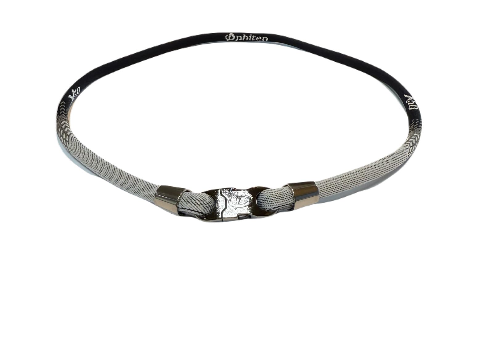 Phiten RAKUWA Neck X50 High-End Model 50cm Black White