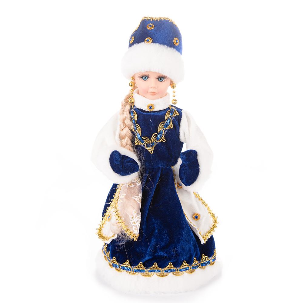 New Style Christmas Santa Claus Electric Toys Doll Fashion Russian Snegurochka Doll Singing Home Ornament Doll With Long Braid