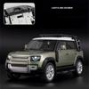 1/18 Range Land Rover Defender SUV Legierungsauto Modell Diecast Simulation Metall Geländewagen Automodell Ton Licht Kinderspielzeug Geschenk