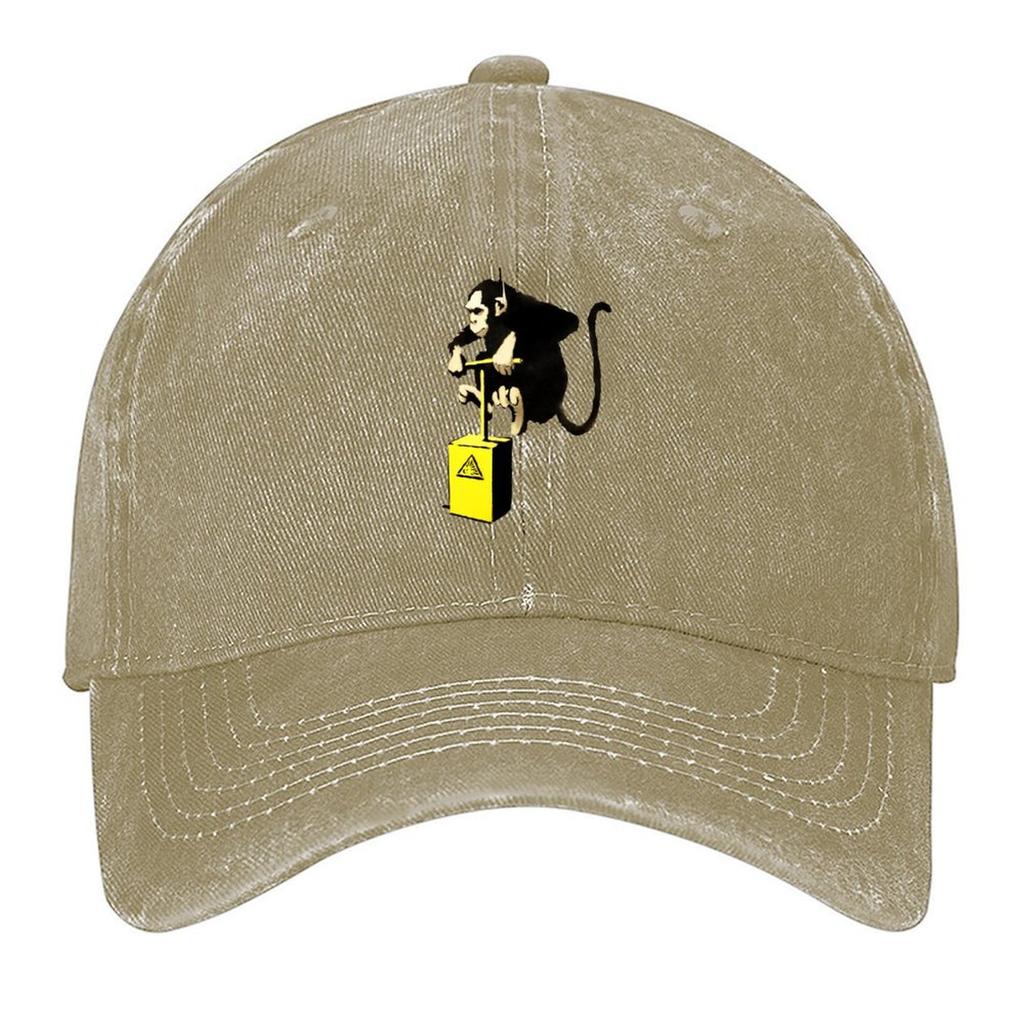 2026 Affen-Zünder - Tiere schlagen zurück - Banksy Baseballkappe Bergsteiger Trucker-Mütze Wintermütze Kapuze Für Männer Frauen