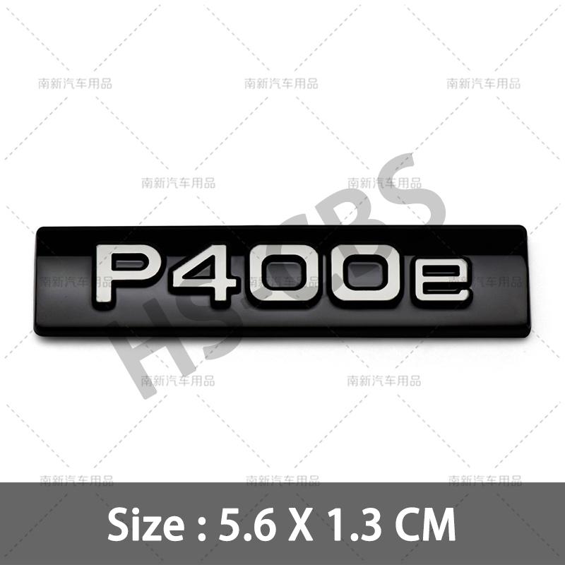 

1Pc Metal 3D Letter P250 P300 P380 P400e Badge Logo SE HSE D180 D240 D300 Emblem Stickers For VELAR Rear Trunk Sticker Accessories