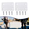 2pcs Replacement Hinges With 8pcs Stainless Screws Kit For Igloo Coolers Insulated Box Outdoor Cooking Eating Hardware Parts