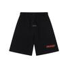 Essentials Herren Lockere Übergroße Baumwoll-Sportshorts Kordelzug Sommer Streetwear Knielange Jogginghose