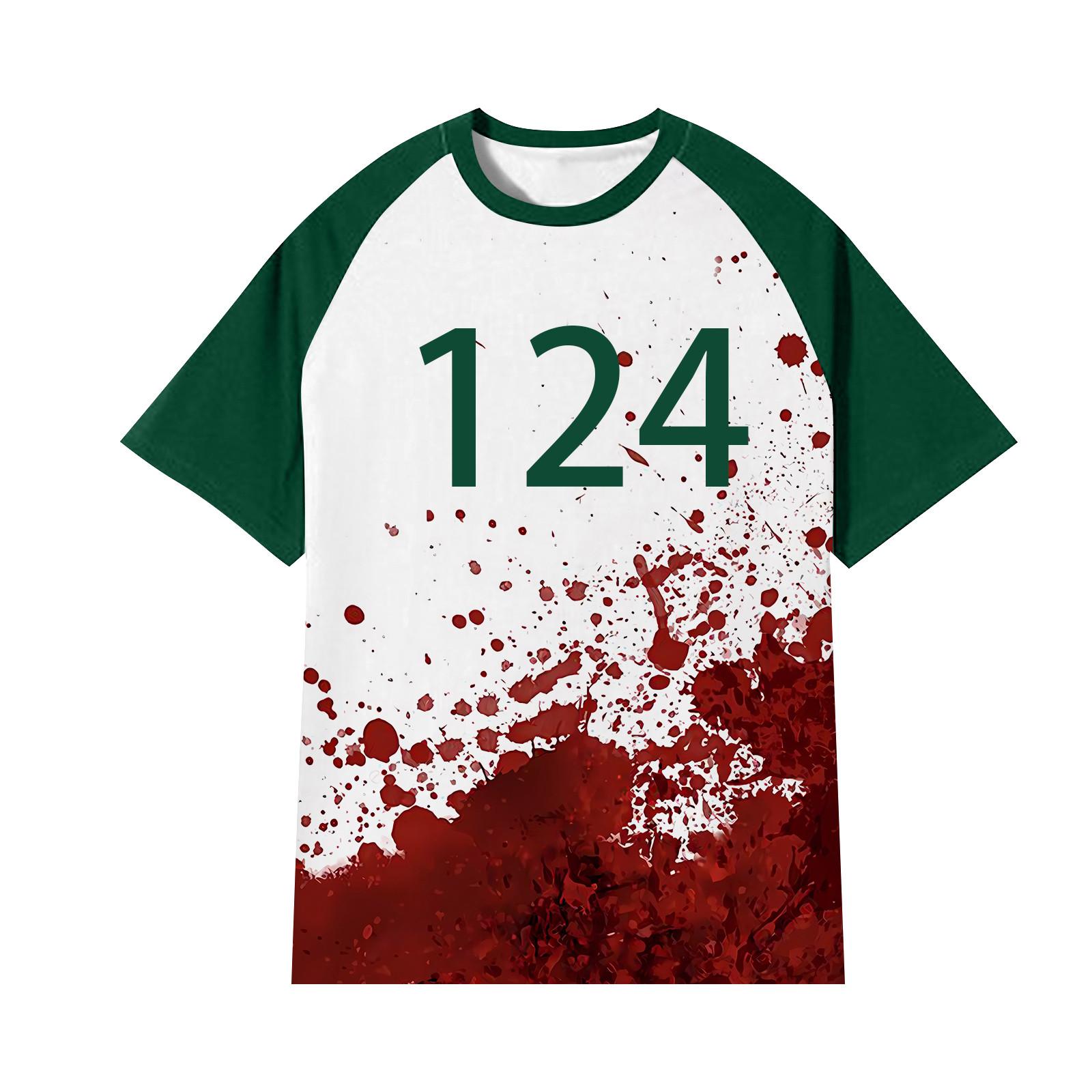 

Детская летняя спортивная футболка и шорты, комплект из 2 предметов, спортивный костюм, короткий рукав, укороченный топ с буквенным принтом и комплект одежды 100 армия зеленый