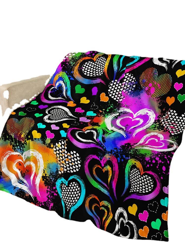 Flannel Blanket Magic Animal Mushroom Blanket Crystal Fleece Blanket Spring And Autumn