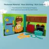 Life Skills Montessori Busy Book DIY Learning Toy Interactive Quiet Book  for Toddlers Kids