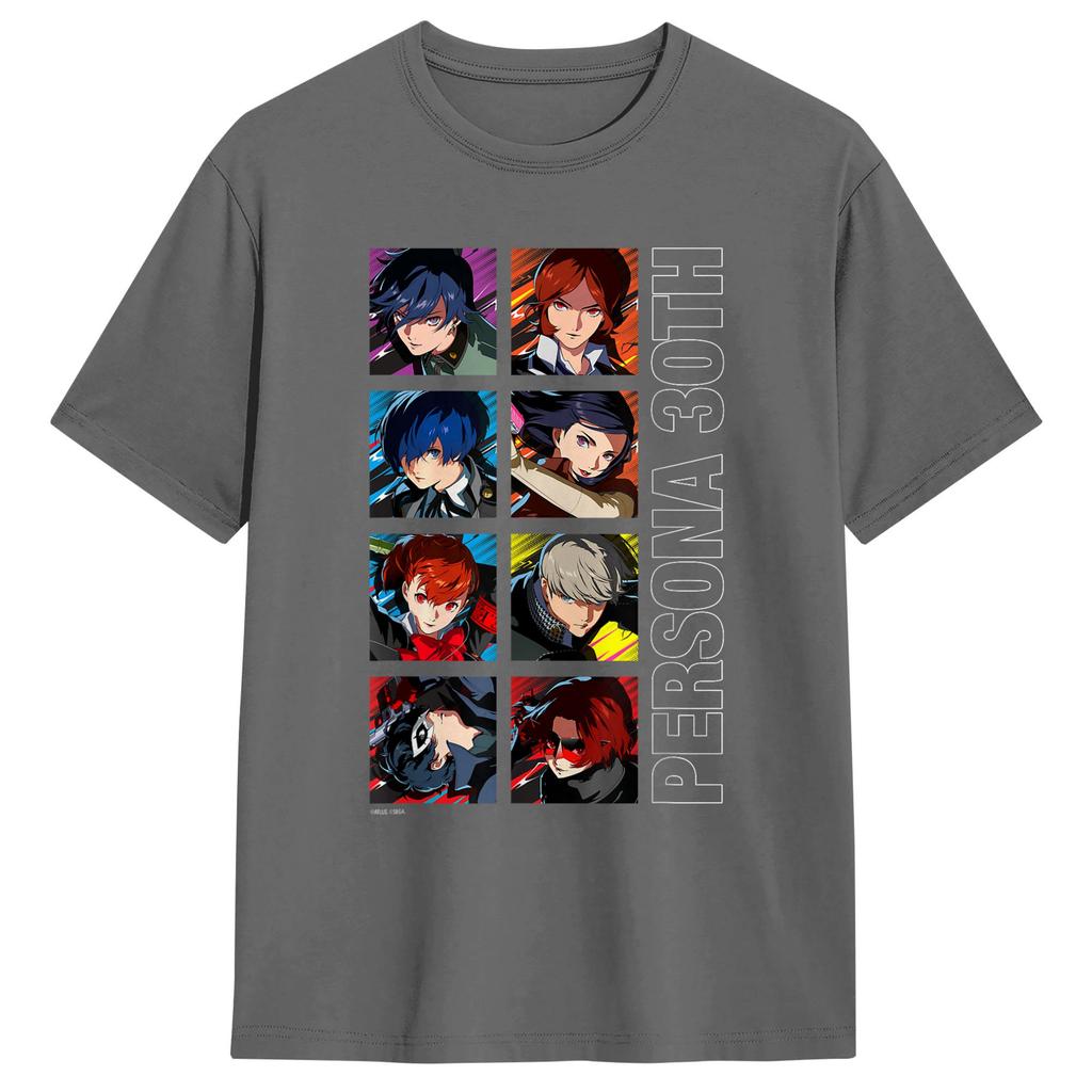 Awesome ATLUS Persona 30th Protagonist Series Legacy Stack TShirt for Unisex Cotton T Shirts Short Sleeve Tee Shirt Summer Clothes
