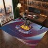 West Ham United Football Print Crystal Velvet Rug, Comfortable Water Absorbent Non Slip Indoor Floor Carpet