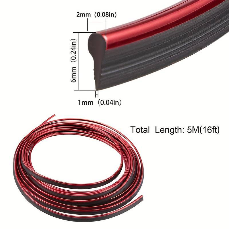 Universelle Autoleisten Dekoration Flexible Streifen 5M/3M Innenraum Autoleisten Autoabdeckung Zierleiste Armaturenbrett Tür Auto-Styling
