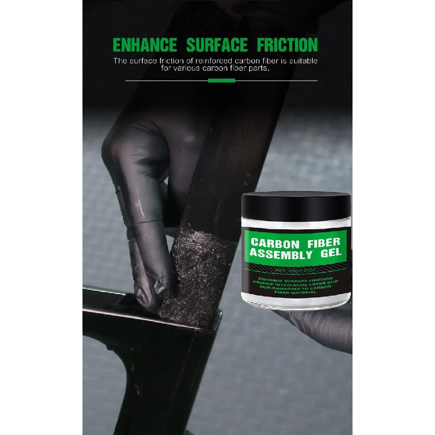 100g Carbon Fiber Bicycle Grease Anti Slip Bicycle Grease Bicycle Anti-Slip Lube Bicycle Assembly Grease for Seat handlebars