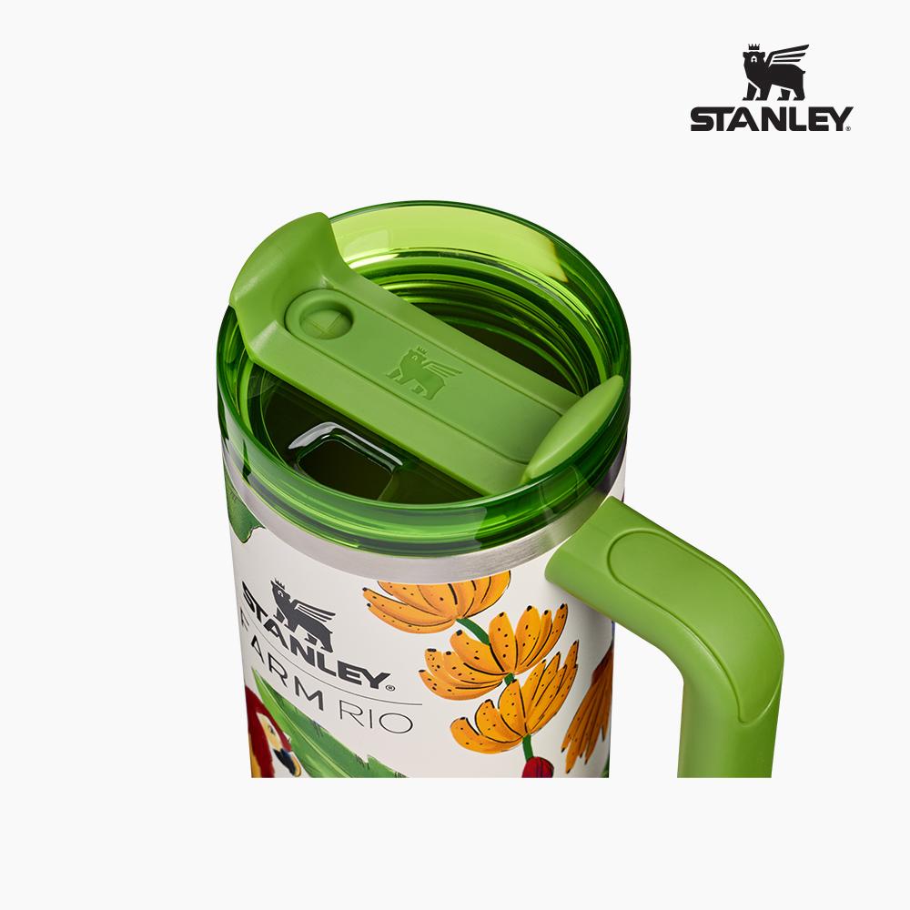 STANLEY Quencher H2.0 FlowState Tumbler 887ml Tropical Destiny  – FARM Rio Collaboration Limited Edition