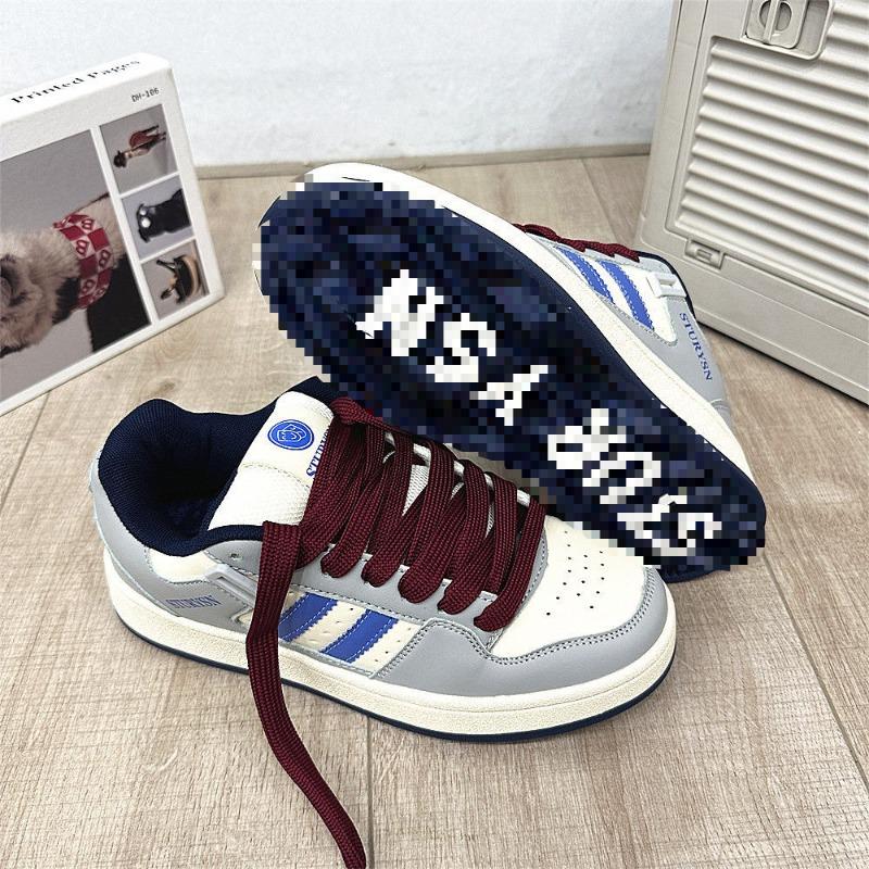 Guochao couple versatile platform bread shoes men's and women's 2 spring new student sports and leisure shoes