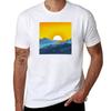 AroAce Pride Sunrise Landscape T-Shirt shirts graphic tees kawaii clothes cute clothes vintage slim fit t shirts for men
