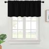 1PC, Valance Curtains Blackout Thermal Insulated Rod Pocket Window Treatment For Kitchen Living Room Bedroom Home Decoration