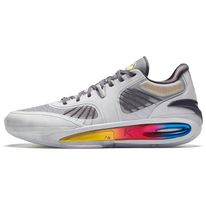 Anta KT10 men mid-top basketball shoes Nitro Tech carbon plate gray 112441101-10 41