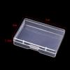 6Pcs Clear PP Plastic Small Storage Box Set Sturdy Eco Friendly Transparent Organizer for Jewelry Beads Coins Crafts Home